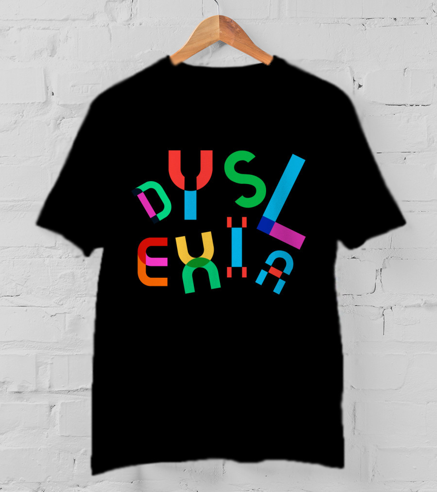 Dyslexia Multicolor Awareness T-Shirt