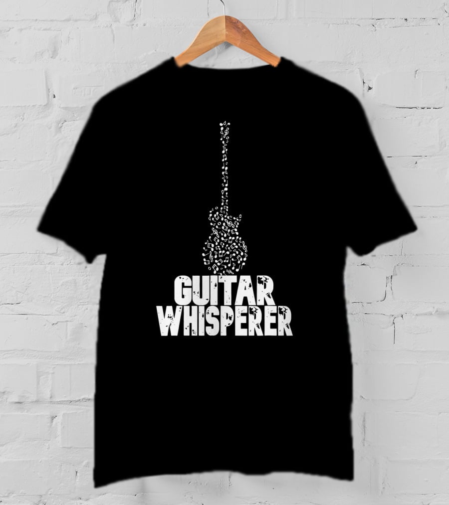 Guitar Whisperer Musical Notes T-Shirt