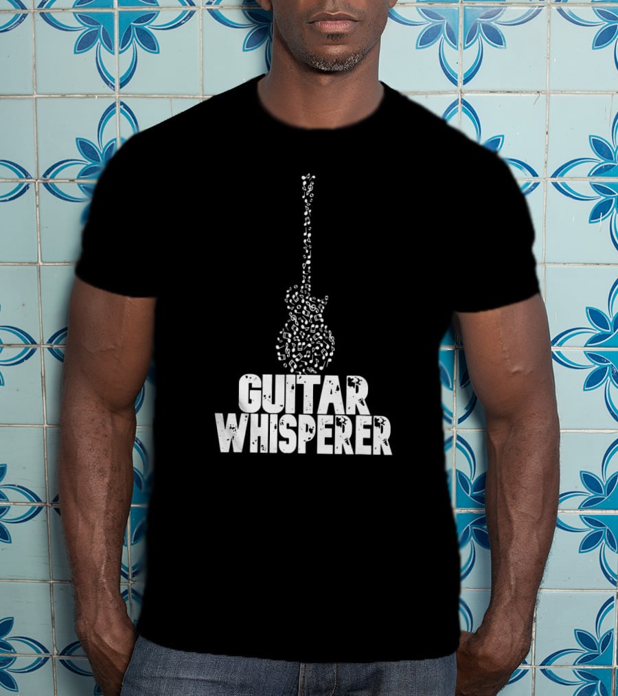 Guitar Whisperer Musical Notes T-Shirt
