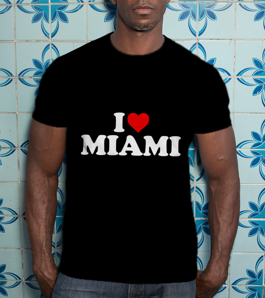 I Love Miami Heart Icon T-Shirt