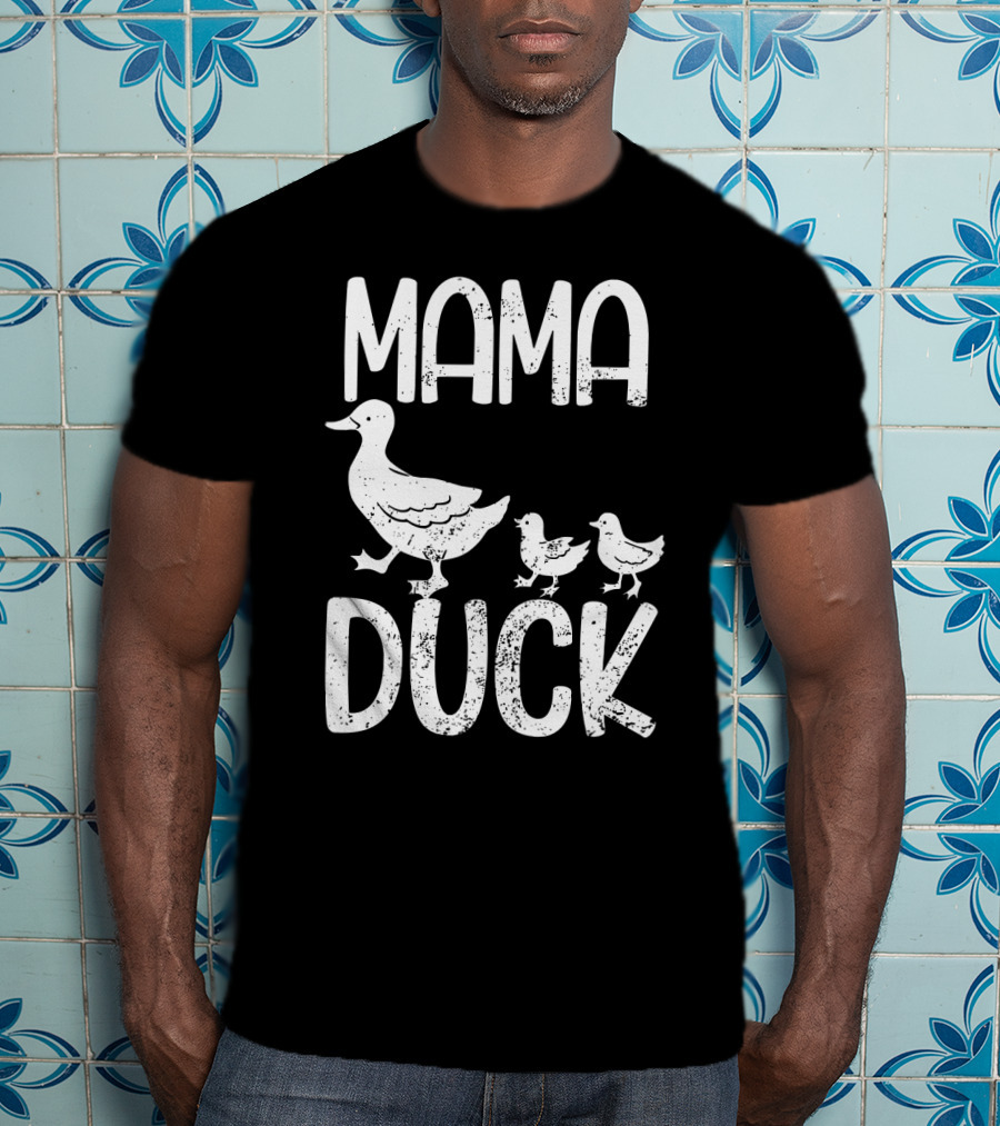 Mama Duck With Kids Mothersday T-Shirt