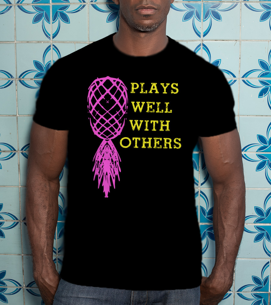 Plays Well With Others Pineapple Abstract Xylophone T-Shirt