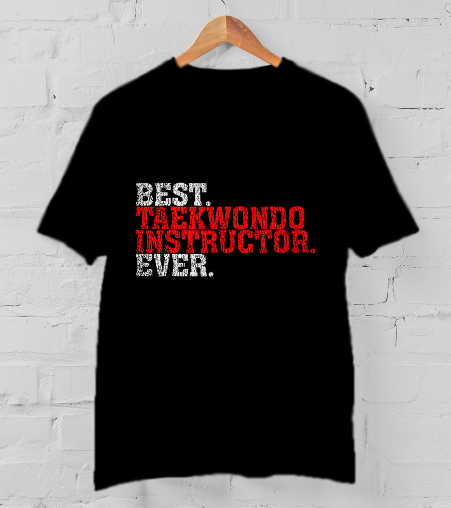 Best Taekwondo Instructor Ever T-Shirt
