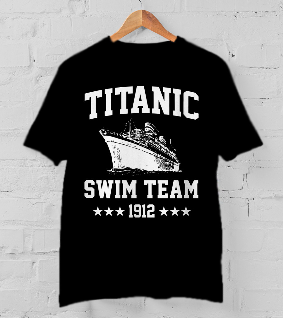Titanic Swim Team 1912 Funny Cruise Ship T-Shirt