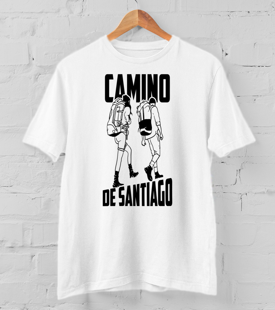 Camino De Santiago Trekking Journey El Camino Crusade T-Shirt