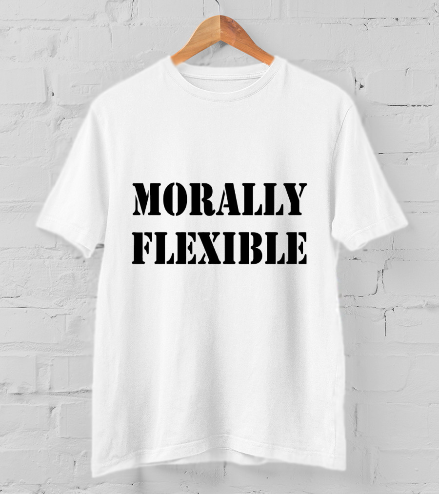 Morally Flexible Stencil T-Shirt
