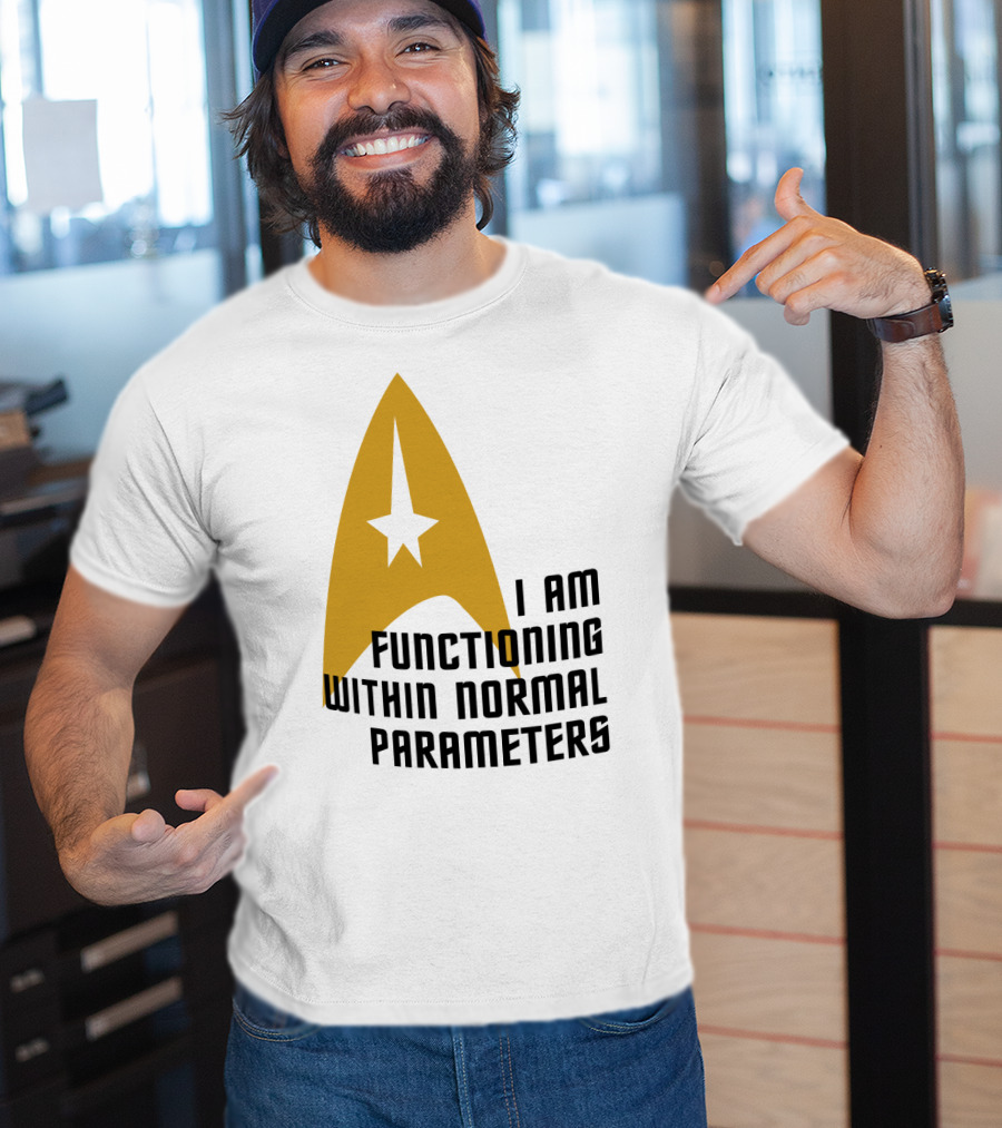 I Am Functioning Within Normal Parameters Star Trek Iconic Delta T-Shirt