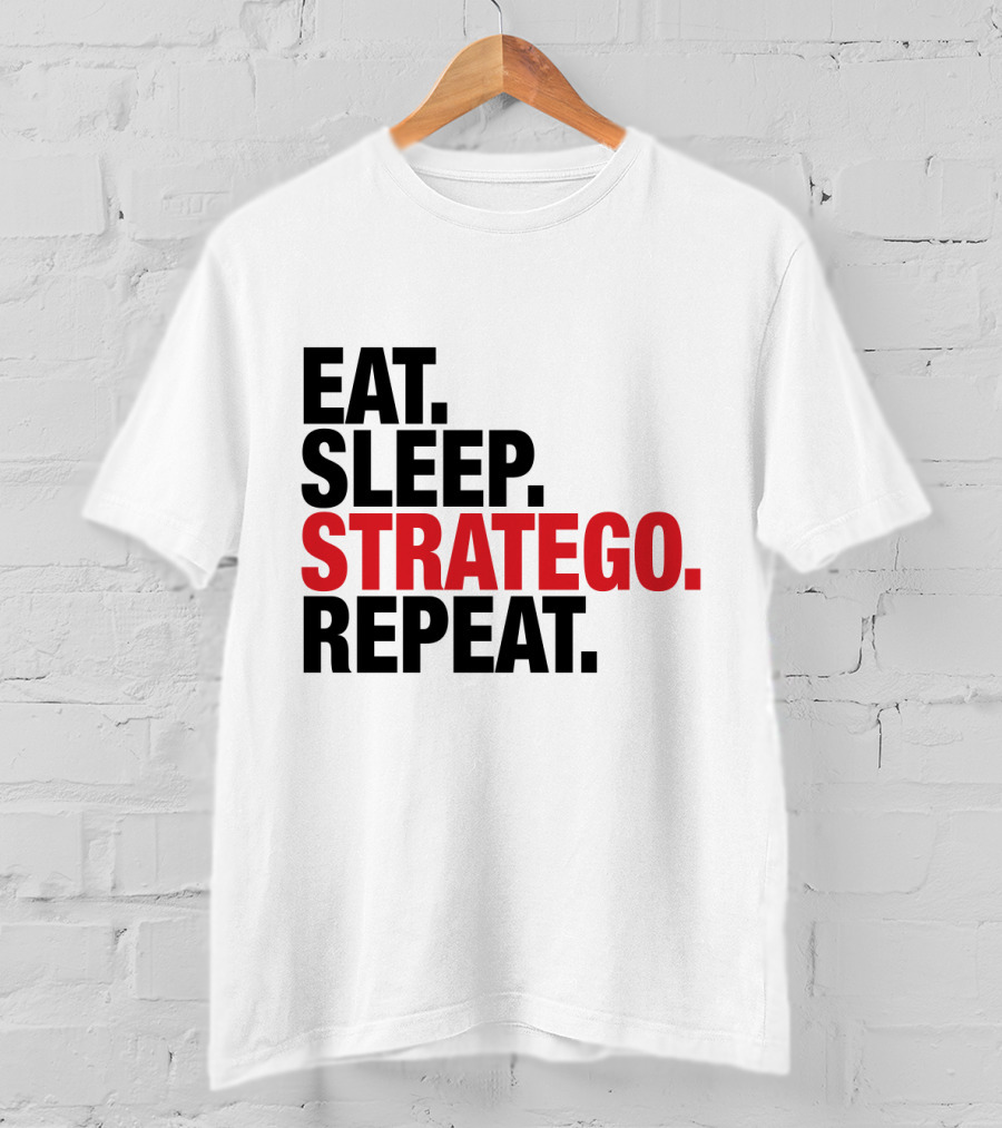 Eat Sleep Stratego Repeat Board Game Cycle T-Shirt