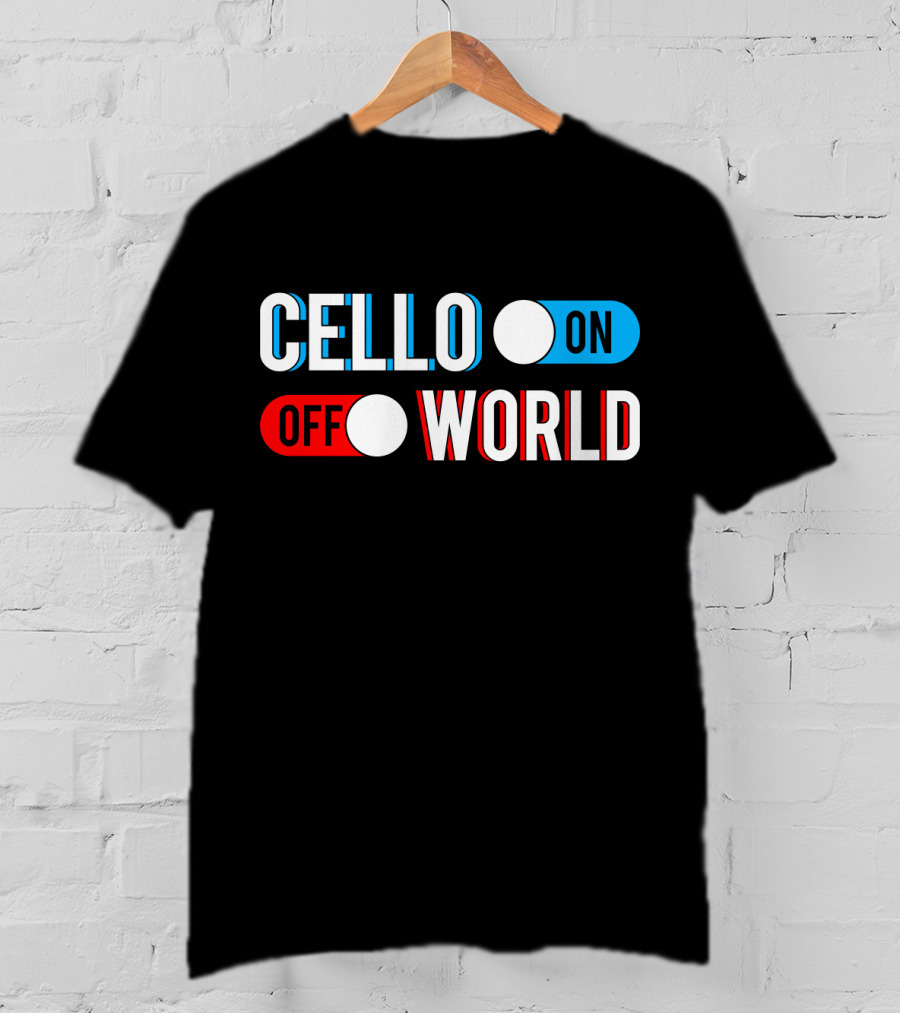 Cello On Off World T-Shirt