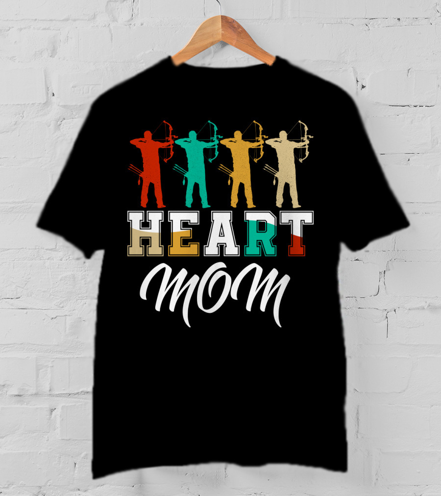 Heart Mom Archery T-Shirt