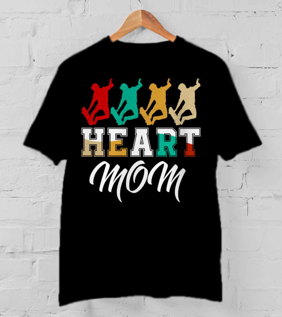 HEART MOM Skateboarding T-Shirt
