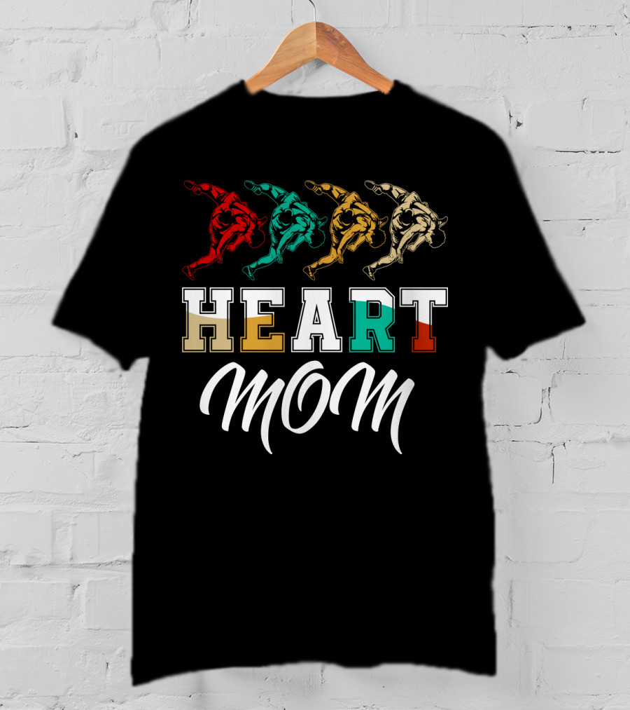 Heart Mom Wrestlers T-Shirt