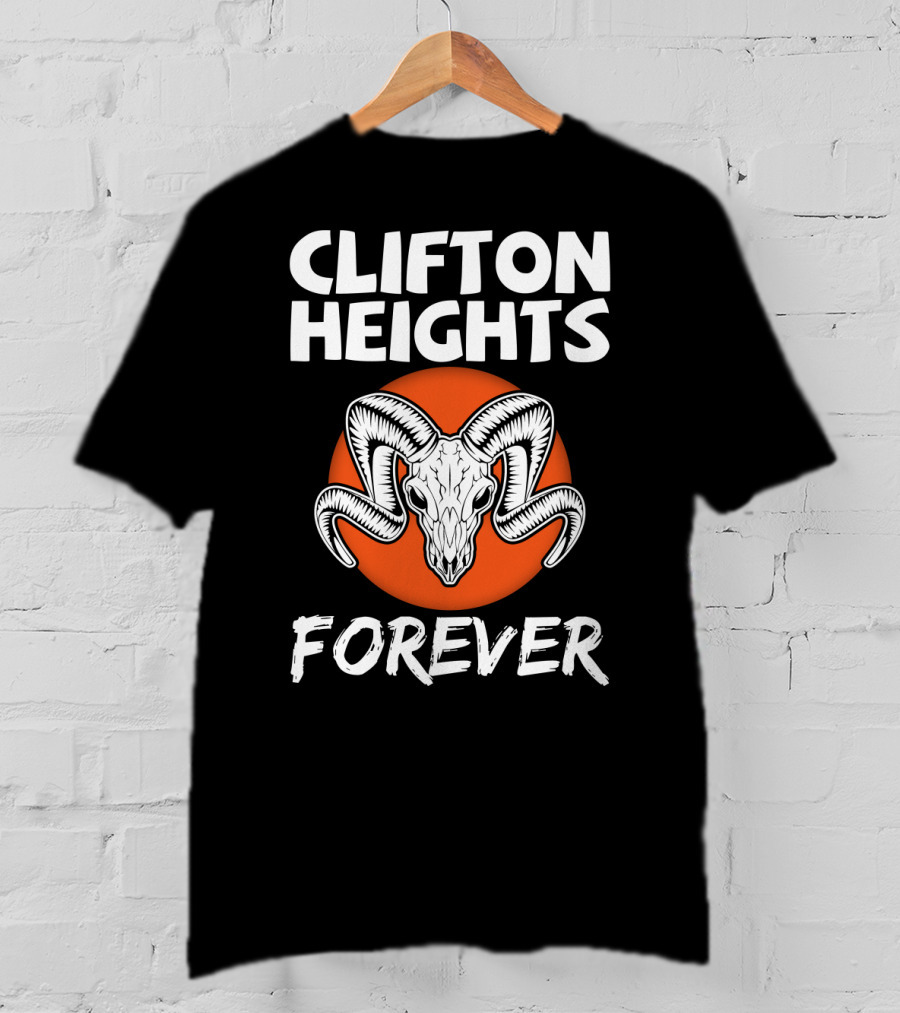Clifton Heights Forever Ram Skull T-Shirt