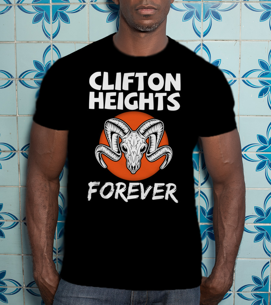 Clifton Heights Forever Ram Skull T-Shirt