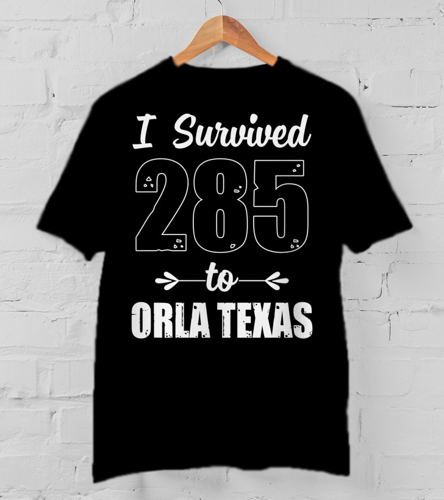 I Survived 285 To Orla Texas Journey T-Shirt