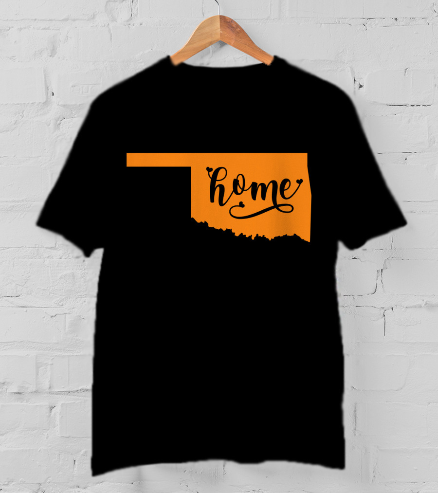 Oklahoma Home Map T-Shirt
