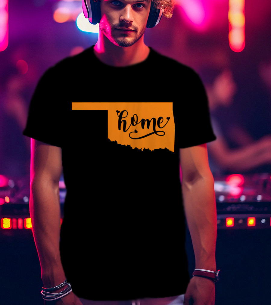 Oklahoma Home Map T-Shirt