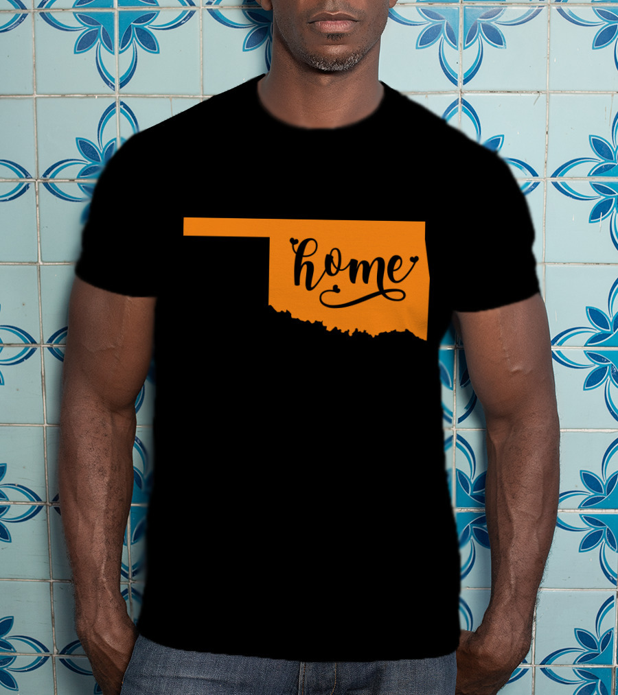 Oklahoma Home Map T-Shirt