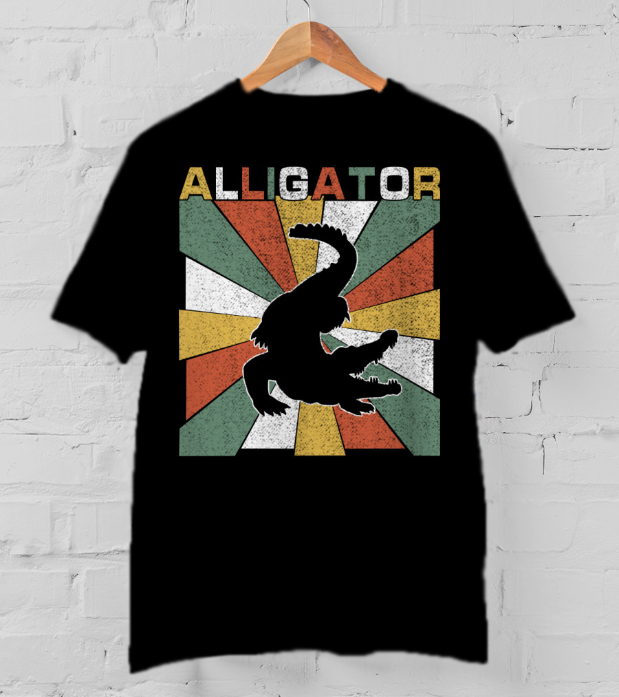 Alligator Retro 70s Vintage T-Shirt