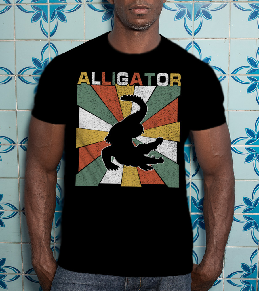 Alligator Retro 70s Vintage T-Shirt