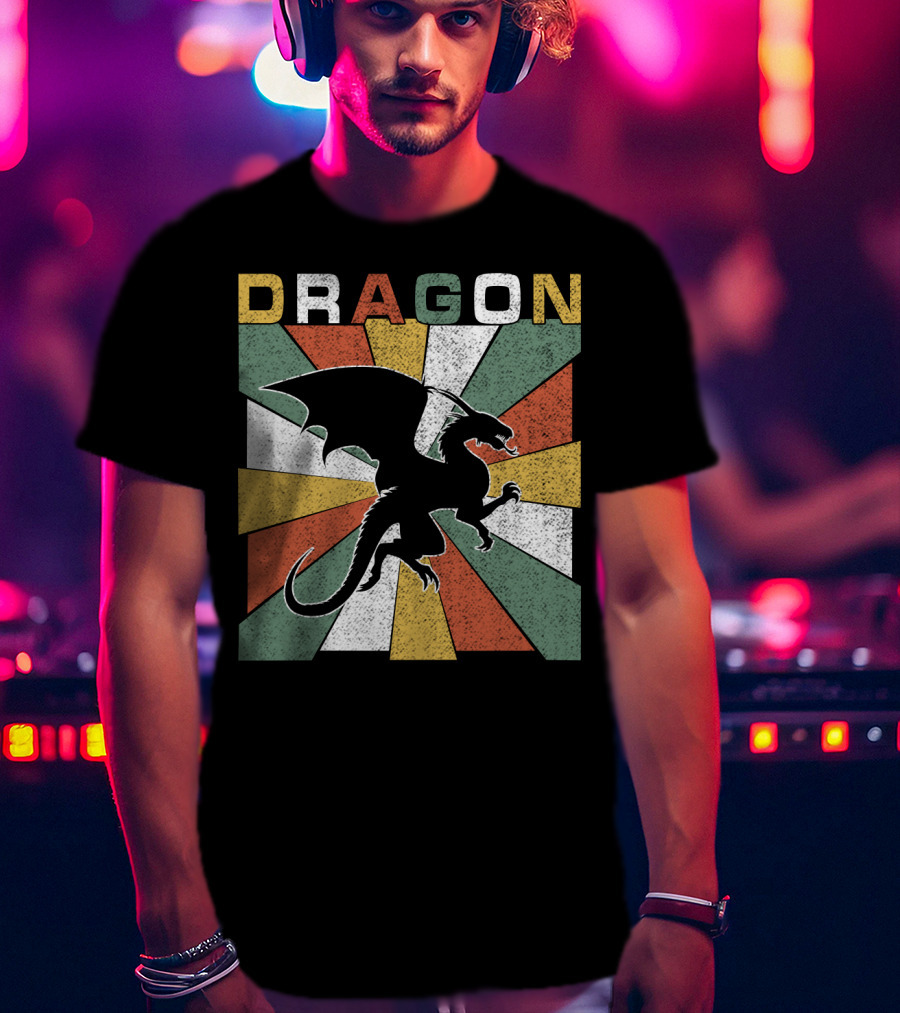 Dragon Vintage 70s Rainbow Burst T-Shirt