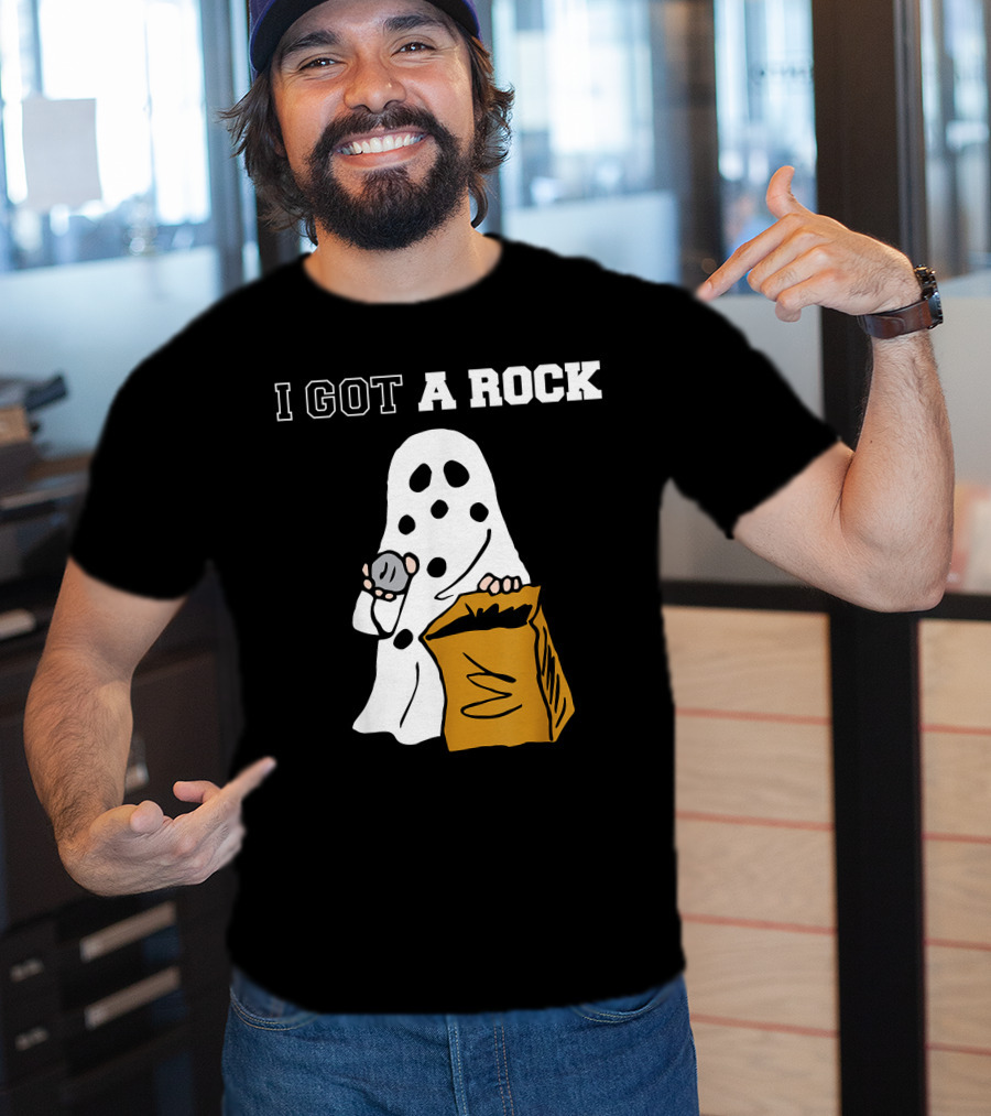I Got A Rock Ghost Costume Halloween Peanuts Charlie Brown T-Shirt