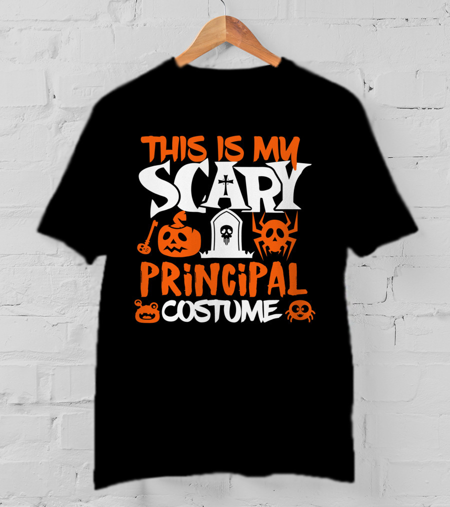 This Is My Scary Principal Costume Halloween Party T-Shirt