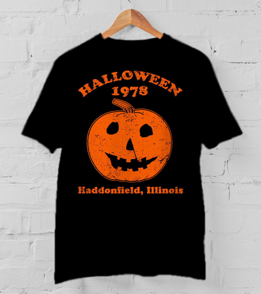 Halloween 1978 Spooky Pumpkin Haddonfield Illinois T-Shirt