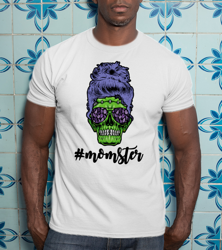 Momster Skull Halloween T-Shirt