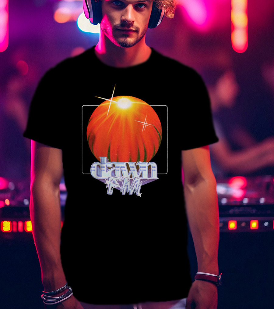 The Weeknd Dawn FM Sunburst Graphic Merchandise T-Shirt