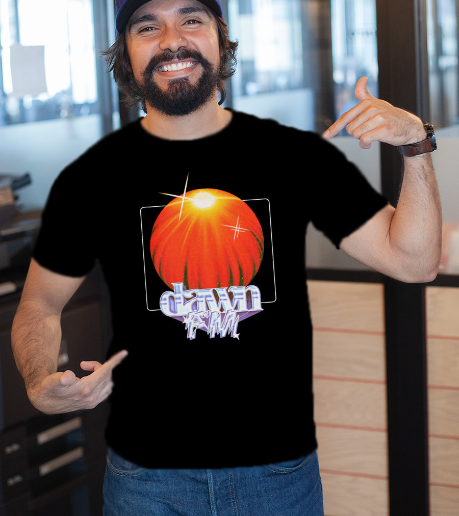 The Weeknd Dawn FM Sunburst Graphic Merchandise T-Shirt