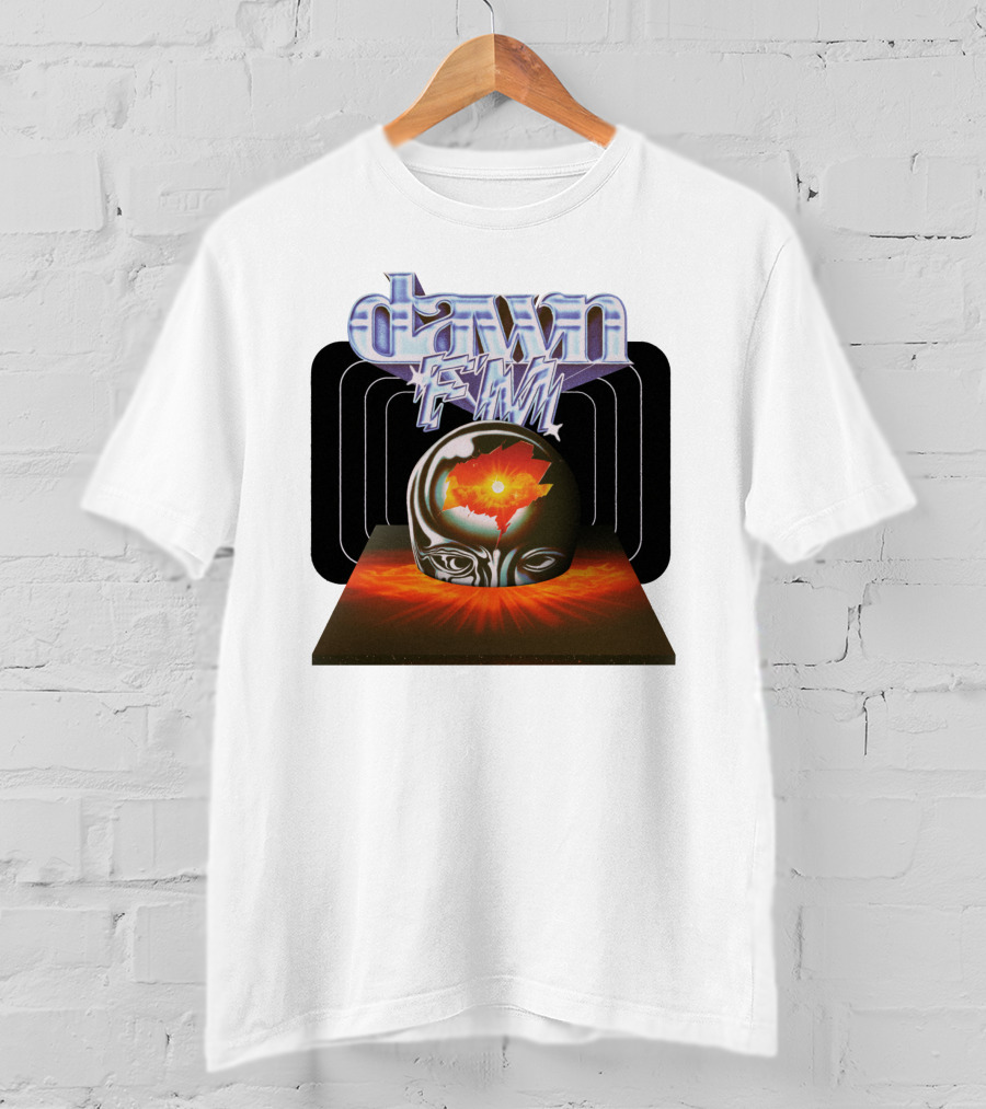 The Weeknd Dawn FM Album Merch Brain T-Shirt
