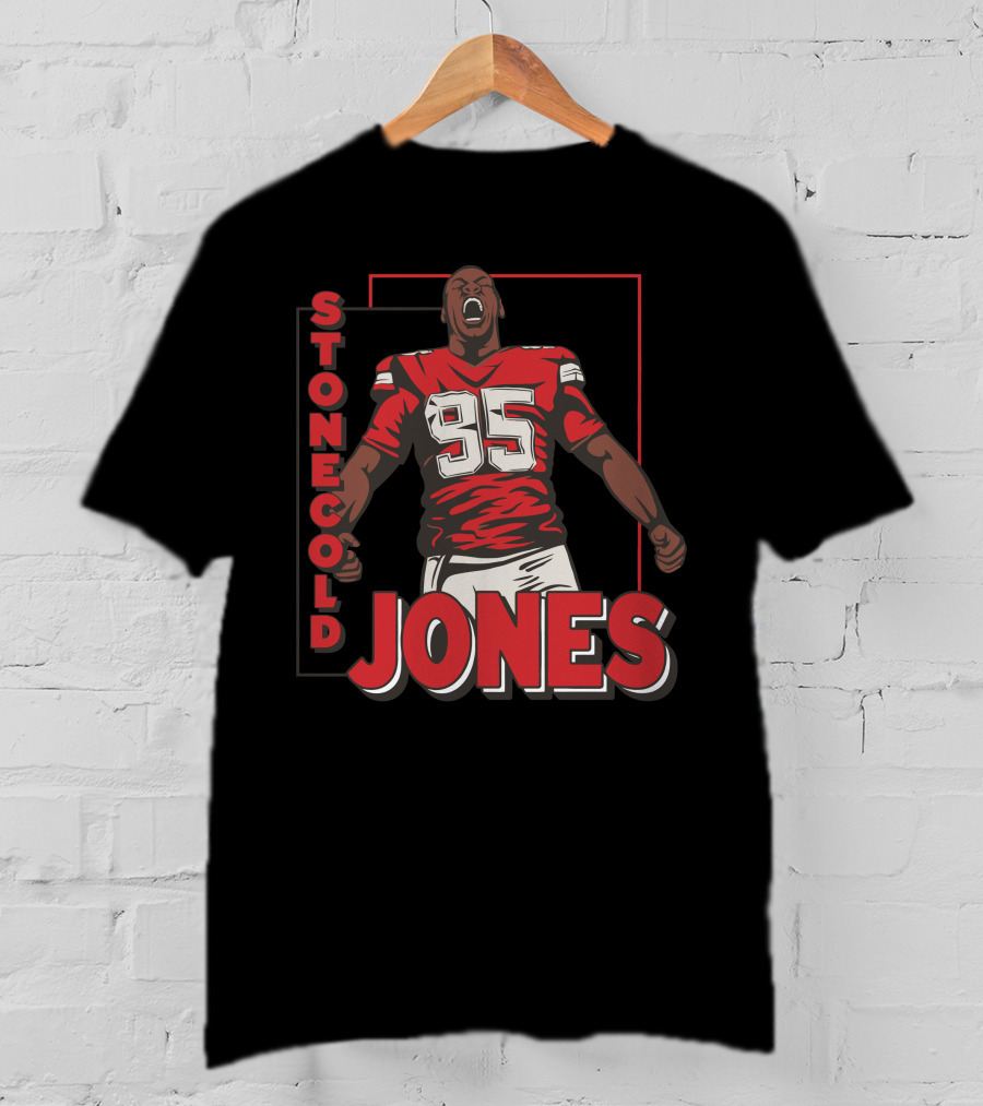 Stone Cold Jones Kansas City Chiefs Number 95 T-Shirt