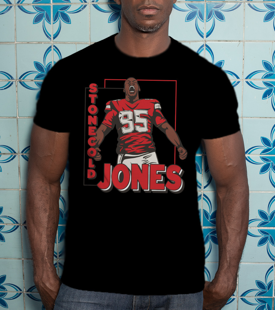 Stone Cold Jones Kansas City Chiefs Number 95 T-Shirt
