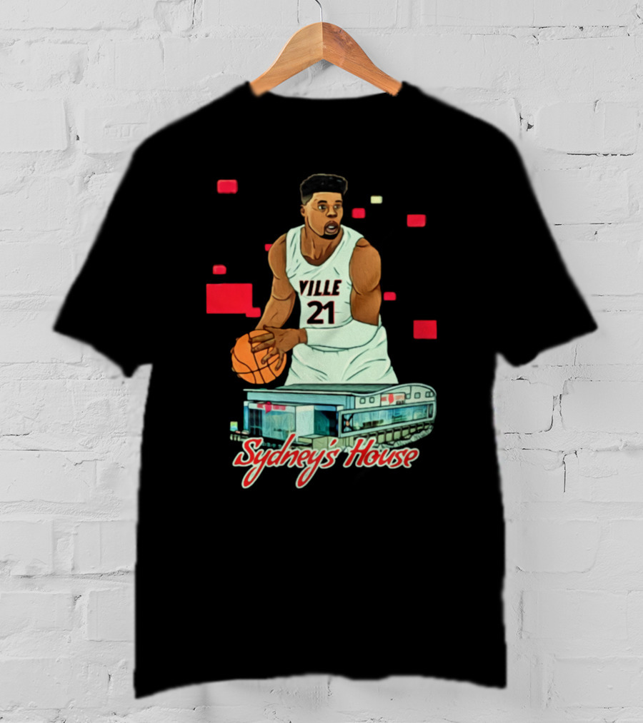 Sydney's House Ville 21 Basketball Player T-Shirt
