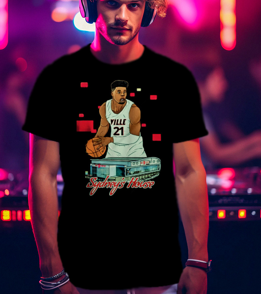 Sydney's House Ville 21 Basketball Player T-Shirt