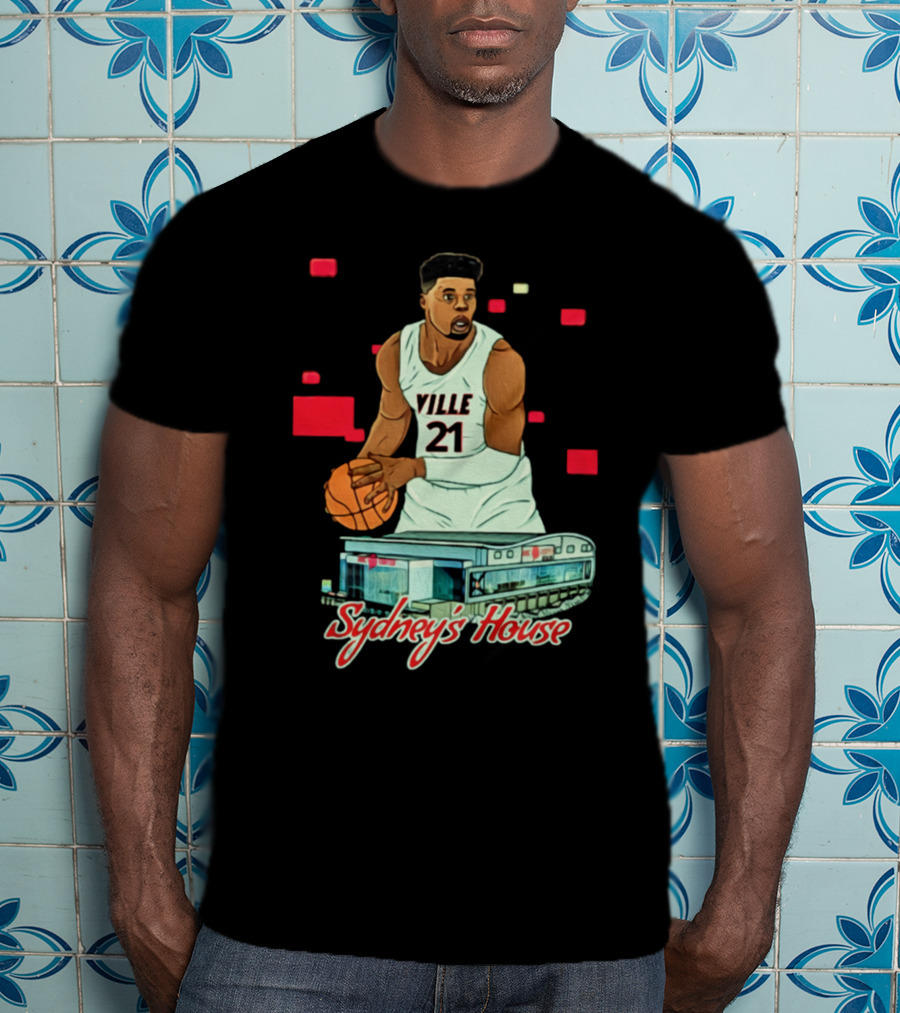 Sydney's House Ville 21 Basketball Player T-Shirt