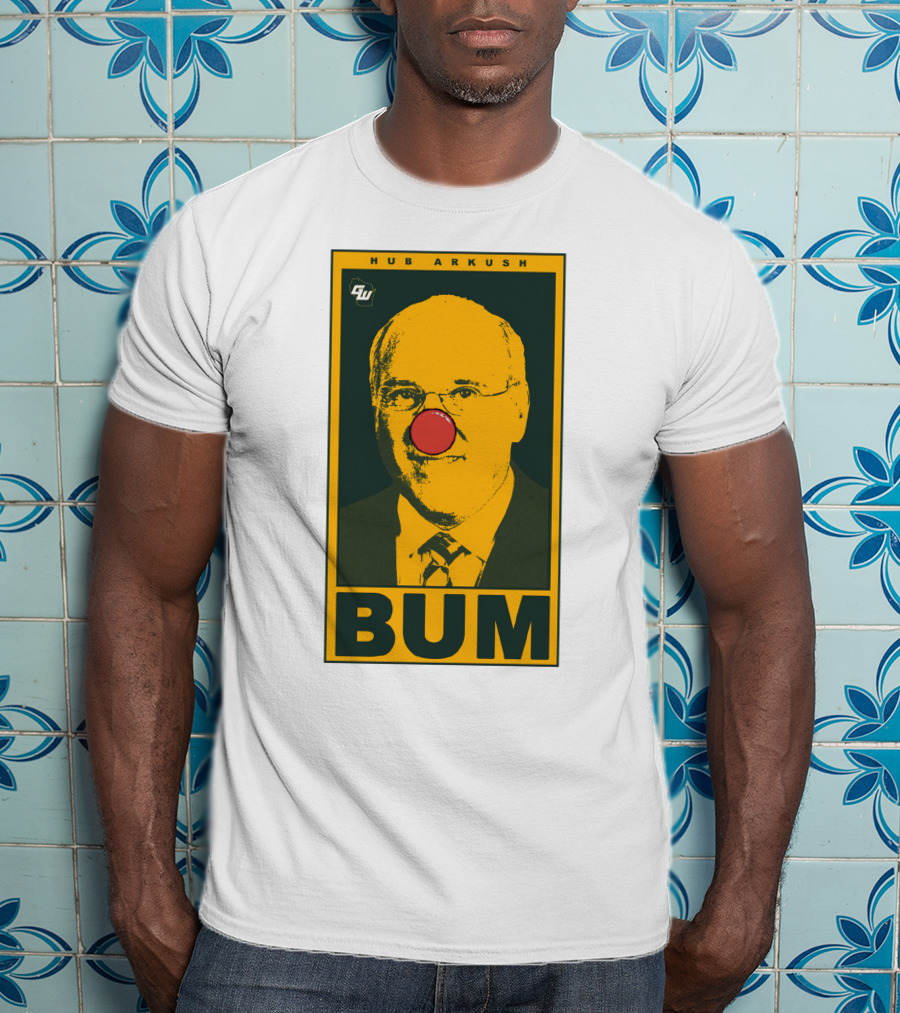 Game On Wisconsin Hub Arkush Bum Clown Nose T-Shirt