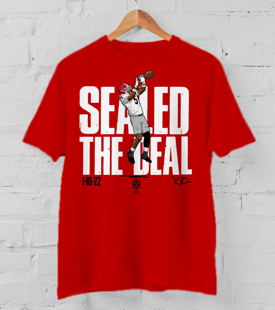 Kelee Ringo Sealed The Deal 1-10-22 Football Catch T-Shirt