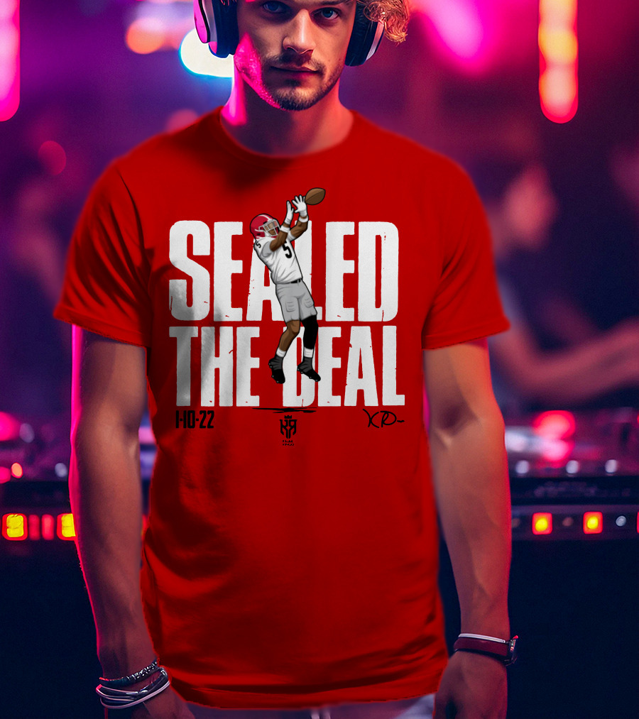 Kelee Ringo Sealed The Deal 1-10-22 Football Catch T-Shirt