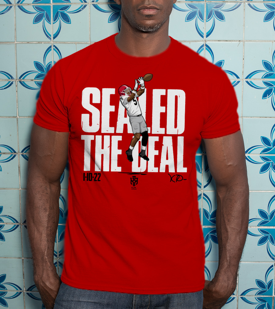 Kelee Ringo Sealed The Deal 1-10-22 Football Catch T-Shirt