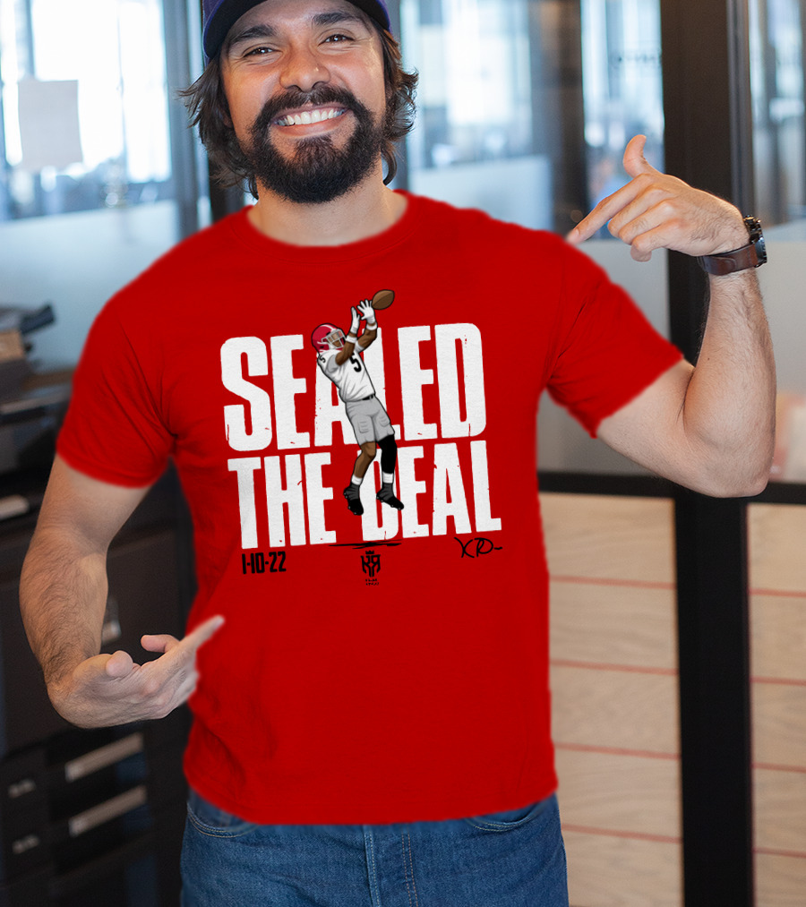 Kelee Ringo Sealed The Deal 1-10-22 Football Catch T-Shirt
