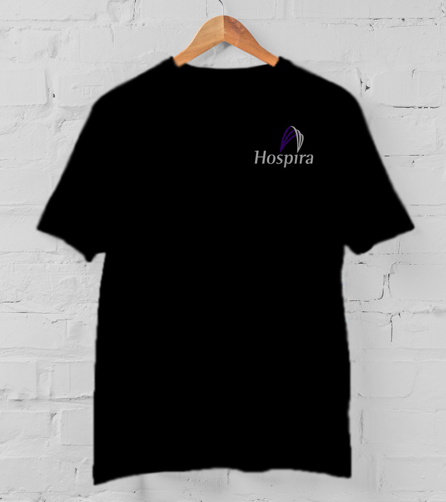 Hospira Logo With Stylized Curved Lines T-Shirt