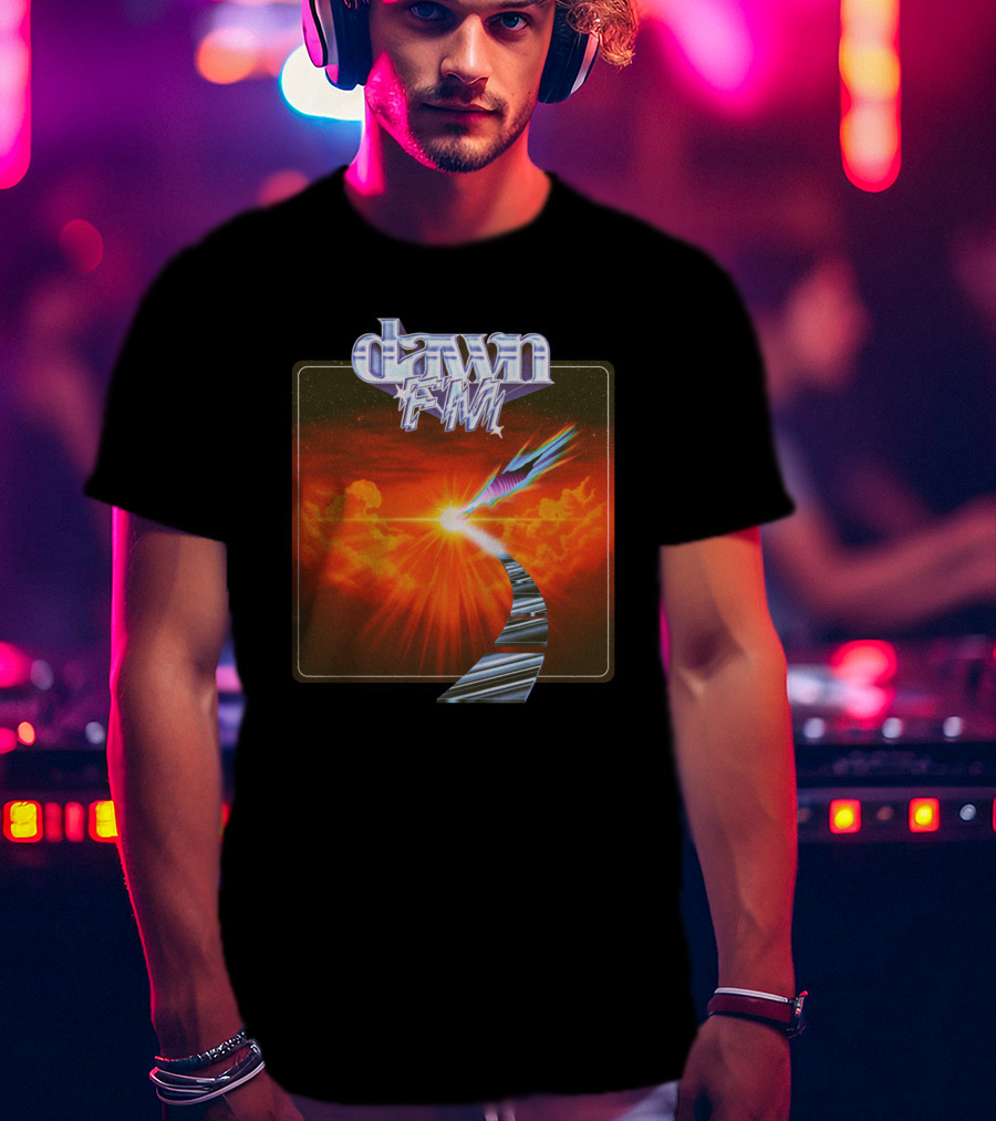 Dawn FM Radiant Pathway Album Cover Aesthetic T-Shirt