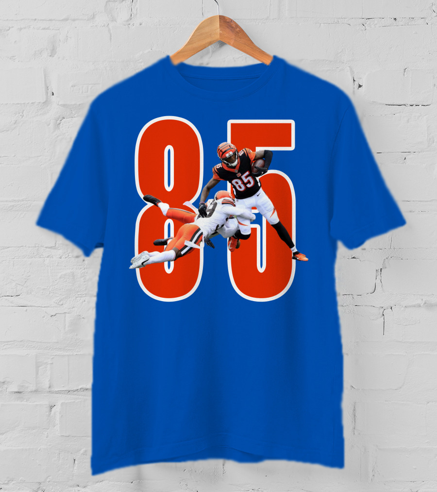 Tee Higgins Tamaurice William Cincinnati Bengals 85 Football T-Shirt