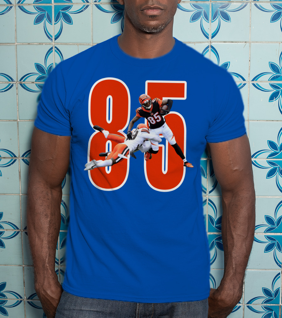 Tee Higgins Tamaurice William Cincinnati Bengals 85 Football T-Shirt