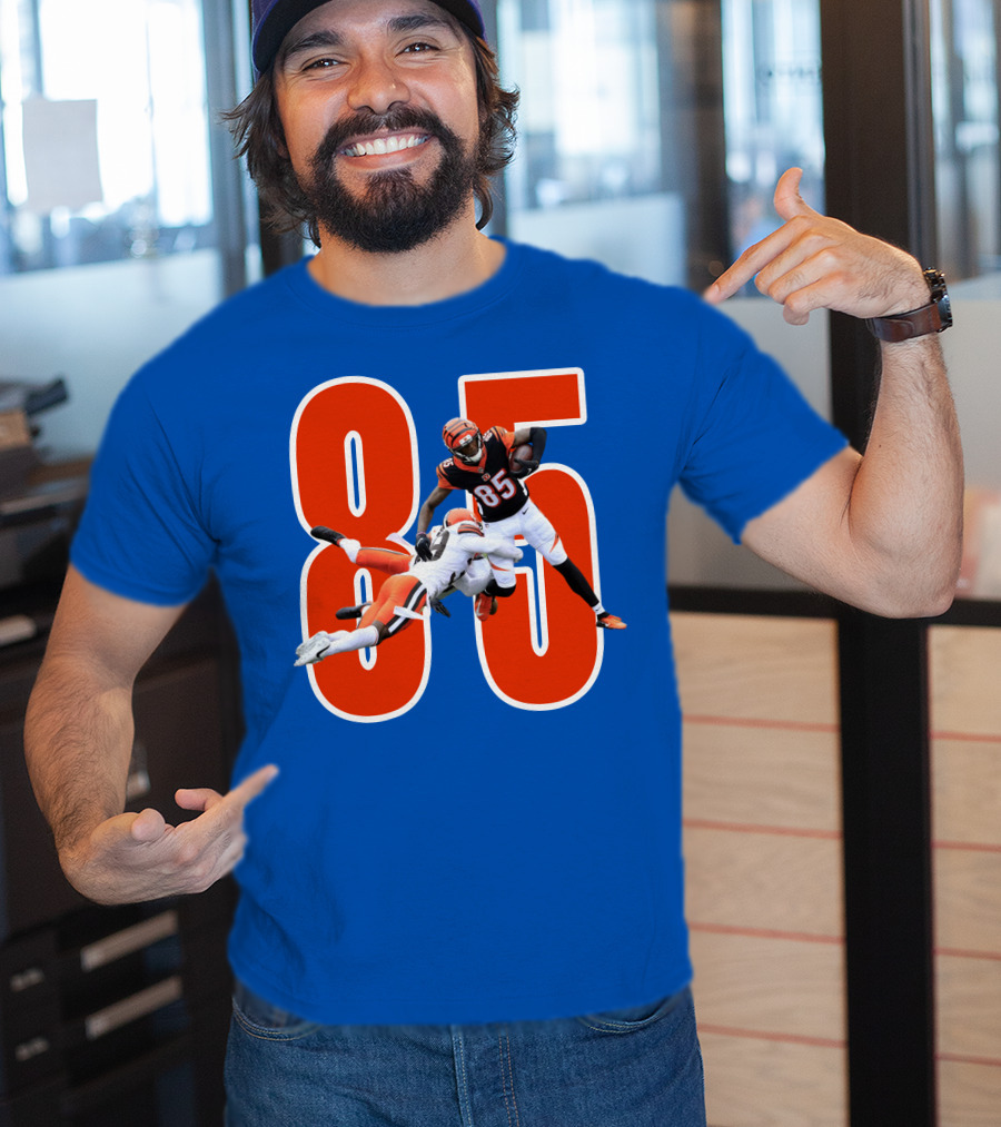 Tee Higgins Tamaurice William Cincinnati Bengals 85 Football T-Shirt
