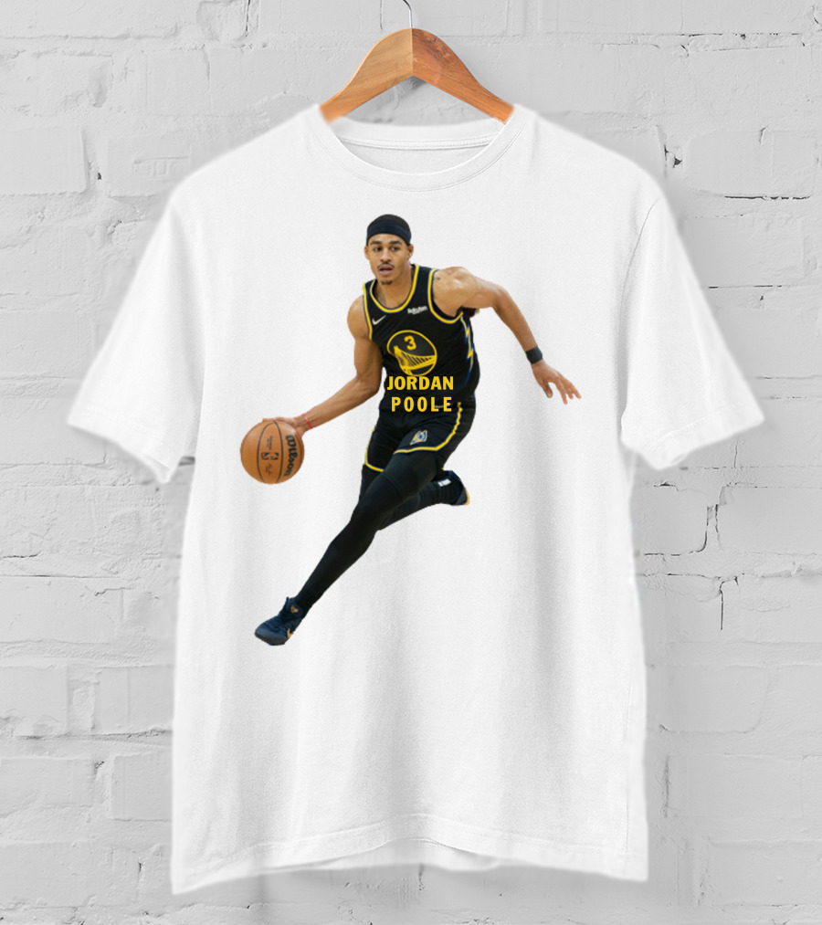 Jordan Poole NBA Golden State Warriors Basketball T-Shirt