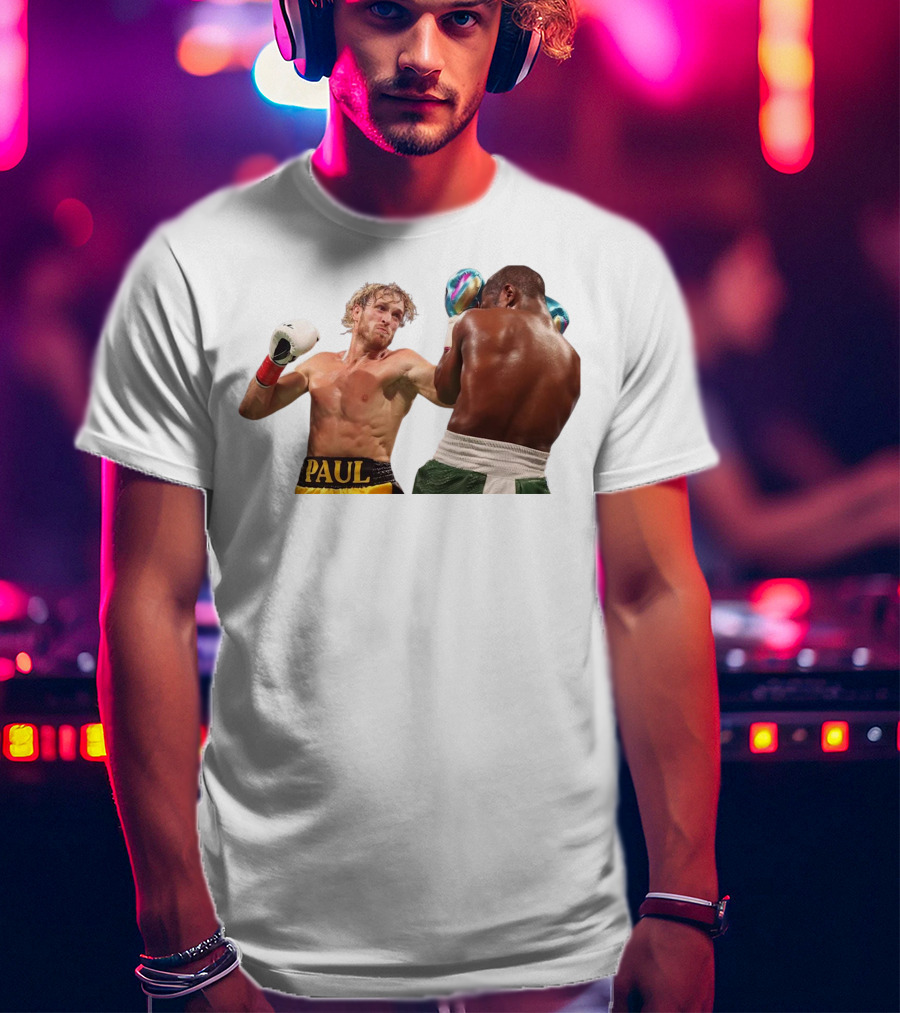 Logan Paul Boxing Match Action Scene T-Shirt