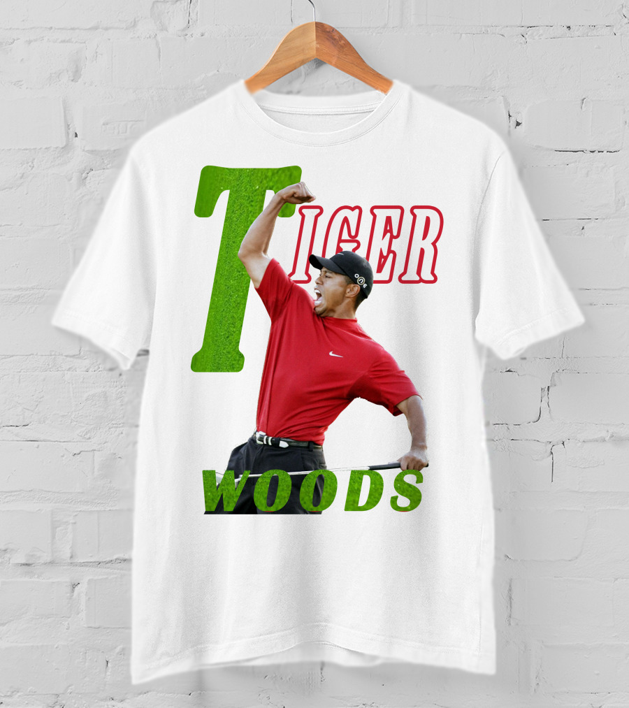 Tiger Woods Golfe Victory T-Shirt